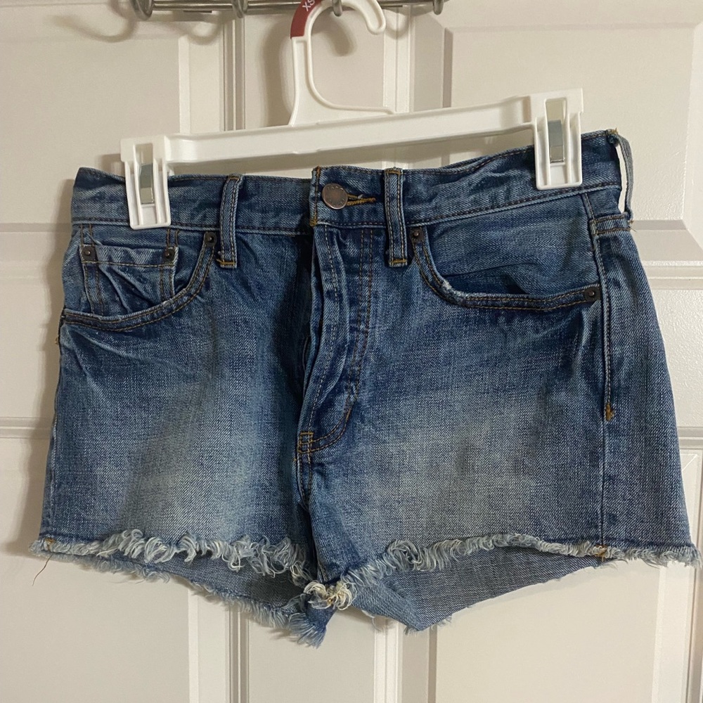 Free People denim shorts